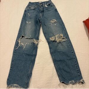 BDG Light Blue High-Rise Baggy Jeans